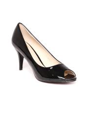 Carlton London Women Black Solid Peep-Toes