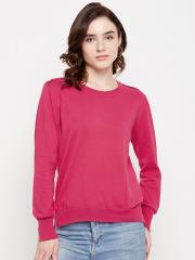 Madame Women Pink Solid Pullover