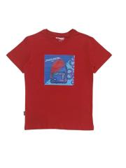 Gini and Jony Boys Red Printed T-shirt