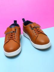 Fame Forever by Lifestyle Boys Tan Woven Design Sneakers