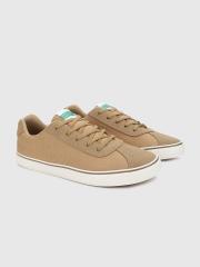 United Colors of Benetton Men Tan Sneakers