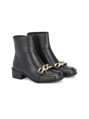 Delize Women Black Solid Boots