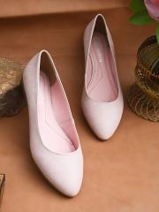 DressBerry Women Pink Solid Ballerinas Flats