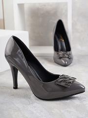 DressBerry Women Grey Solid Pumps