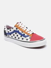 Vans Men White Printed Sneakers