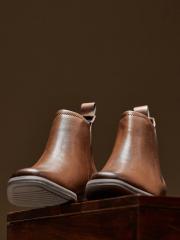 Duke Men Brown Chelsea Boots