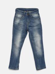 Flying Machine Boys Blue Washed Jeans