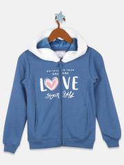 Monte Carlo Girls Blue Printed Sweatshirt