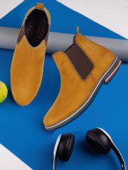 Roadster Men Tan Casual Chelsea Boots