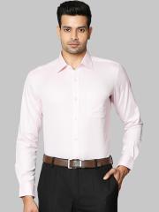 Raymond Men Pink Cotton Formal Shirt