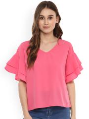 Harpa Women Pink Solid Top