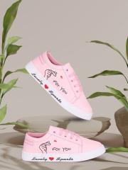 YK Girls Pink Sneakers