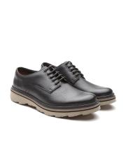 Clarks Men Black Leather Derbys