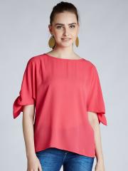 Harpa Women Pink Solid Top