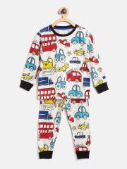 YK Boys Printed Night suit