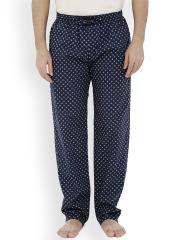 London Bee Men Navy Blue Printed Pyjamas MPLB0107