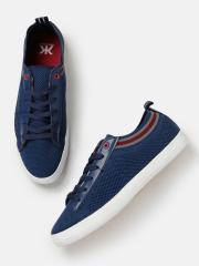 Kook N Keech Men Navy Blue Sneakers