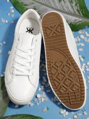 Kook N Keech Men White Sneakers