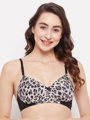 Clovia Animal Printed Lightly Padded Non-Wired Bra