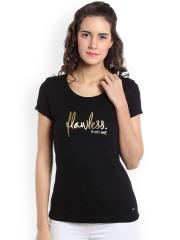 Vero Moda Women Black Printed T-shirt