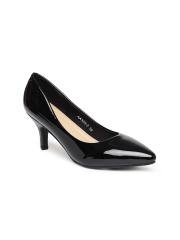 Tresmode Women Black Solid Pumps