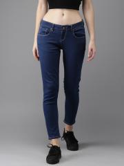 Moda Rapido Women Blue Skinny Fit Mid-Rise Clean Look Stretchable Jeans