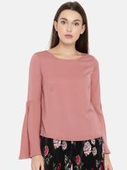 ONLY Women Pink Solid Top