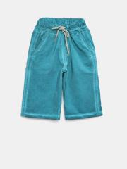 612 league Boys Blue Solid Regular Shorts