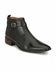 Alberto Torresi Men Black Flat Boots