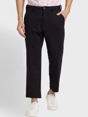 Parx Men Black Chinos Trousers