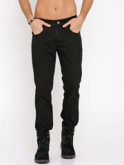 Roadster Men Black Slim Fit Mid-Rise Clean Look Jeans