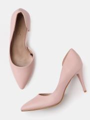 DressBerry Women Pink Solid Pumps