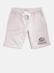 Pepe Jeans Boys Beige Solid Shorts