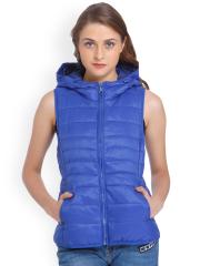 ONLY Women Blue Solid Puffer Jacket