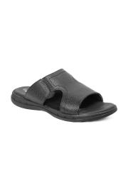 Red Chief Men Black Sandals