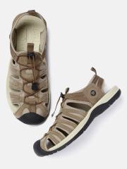 Roadster Men Camel Brown Sports Sandals