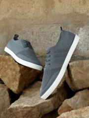 Roadster Men Charcoal Grey Sneakers