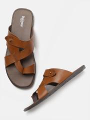 Roadster Men Tan Brown Comfort Sandals