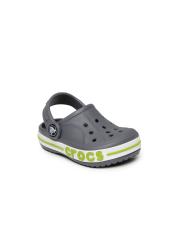 Crocs Unisex Grey Bayaband Solid Clogs