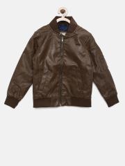 Flying Machine Boys Brown Solid Bomber