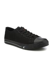 Sparx Men Black Sneakers