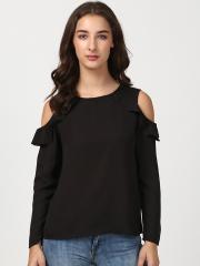 Harpa Women Black Solid Top