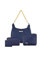 LaFille Set of 4 PU Structured Hand Bags