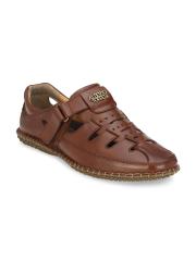 Alberto Torresi Men Tan Comfort Sandals