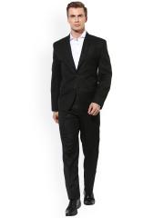 Hangup Black Single-Breasted Regular Fit Formal Suit