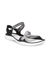 Crocs Swiftwater  Women Grey Comfort Sandals