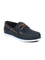 Red Tape Men Navy Blue Boat Shoes