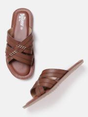 Roadster Men Brown Comfort Sandals