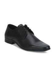 Red Tape Men Black Leather Formal Shoes