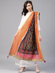 W Women Multicoloured Printed Dupatta